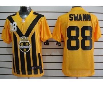 Nike Pittsburgh Steelers #88 Lynn Swann 1933 Yellow Throwback Jersey