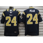 Nike St. Louis Rams #24 Isaiah Pead Navy Blue Elite Jersey