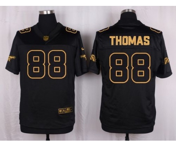 Nike Broncos #88 Demaryius Thomas Black Men's Stitched NFL Elite Pro Line Gold Collection Jersey