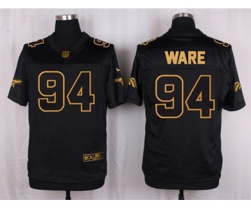 Nike Broncos #94 DeMarcus Ware Black Men's Stitched NFL Elite Pro Line Gold Collection Jersey