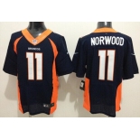 Nike Denver Broncos #11 Jordan Norwood 2013 Blue Elite Jersey