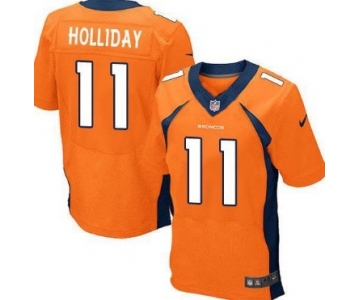 Nike Denver Broncos #11 Trindon Holliday 2013 Orange Elite Jersey