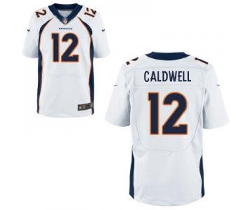 Nike Denver Broncos #12 Andre Caldwell 2013 White Elite Jersey