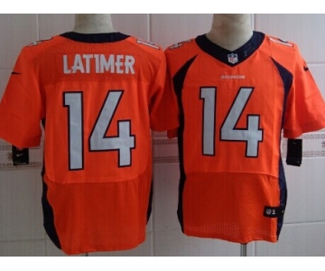 Nike Denver Broncos #14 Cody Latimer 2013 Orange Elite Jersey
