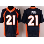 Nike Denver Broncos #21 Aqib Talib 2013 Blue Elite Jersey