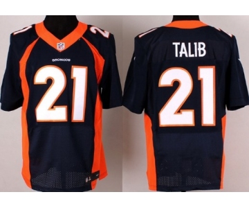 Nike Denver Broncos #21 Aqib Talib 2013 Blue Elite Jersey