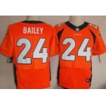 Nike Denver Broncos #24 Champ Bailey 2013 Orange Elite Jersey