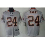 Nike Denver Broncos #24 Champ Bailey Lights Out Gray Elite Jersey