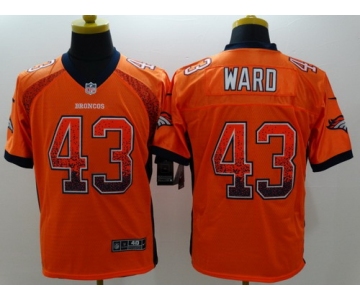 Nike Denver Broncos #43 T.J. Ward Drift Fashion Orange Elite Jersey