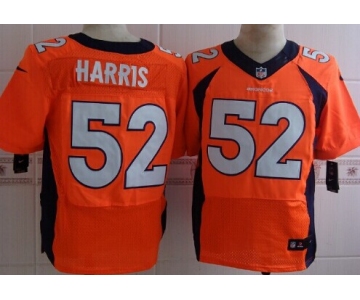 Nike Denver Broncos #52 Jerrell Harris 2013 Orange Elite Jersey