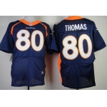 Nike Denver Broncos #80 Julius Thomas 2013 Blue Elite Jersey