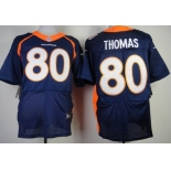Nike Denver Broncos #80 Julius Thomas 2013 Blue Elite Jersey