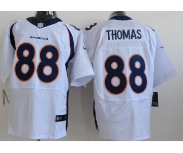 Nike Denver Broncos #88 Demaryius Thomas 2013 White Elite Jersey