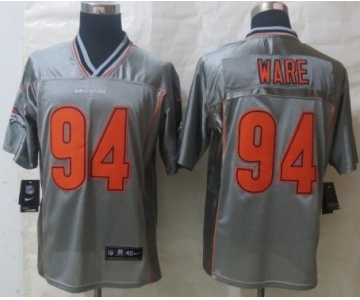 Nike Denver Broncos #94 DeMarcus Ware 2013 Gray Vapor Elite Jersey