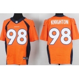 Nike Denver Broncos #98 Terrance Knighton 2013 Orange Elite Jersey