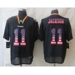 Nike Washington Redskins #11 DeSean Jackson 2014 USA Flag Fashion Black Elite Jersey