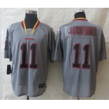 Nike Washington Redskins #11 DeSean Jackson Lights Out Gray Elite Jersey