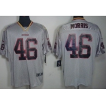 Nike Washington Redskins #46 Alfred Morris Lights Out Gray Elite Jersey