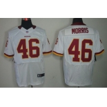 Nike Washington Redskins #46 Alfred Morris White Elite Jersey