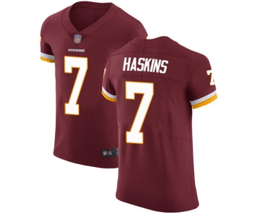 Redskins #7 Dwayne Haskins Burgundy Red Team Color Men's Stitched Football Vapor Untouchable Elite Jersey