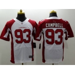 Men's Arizona Cardinals #93 Calais Campbell White Road NFL Nike Elite Jersey