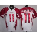 Nike Arizona Cardinals #11 Larry Fitzgerald White Elite Jersey