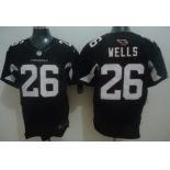 Nike Arizona Cardinals #26 Chris Wells Black Elite Jersey