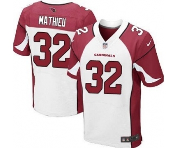Nike Arizona Cardinals #32 Tyrann Mathieu White Elite Jersey