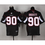 Nike Arizona Cardinals #90 Darnell Dockett Black Elite Jersey