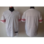 Men's San Francisco 49ers Blank White Road NFL Nike Elite Jersey