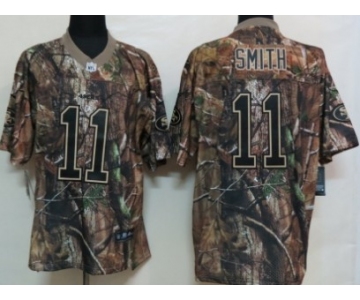 Nike San Francisco 49ers #11 Alex Smith Realtree Camo Elite Jersey