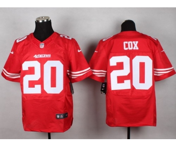 Nike San Francisco 49ers #20 Perrish Cox Red Elite Jersey