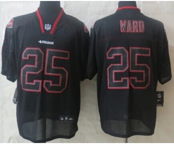 Nike San Francisco 49ers #25 Jimmie Ward Lights Out Black Elite Jersey