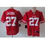 Nike San Francisco 49ers #27 Brandon Jacobs Red Elite Jersey