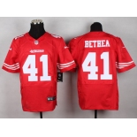 Nike San Francisco 49ers #41 Antoine Bethea Red Elite Jersey
