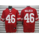 Nike San Francisco 49ers #46 Delanie Walker Red Elite Jersey