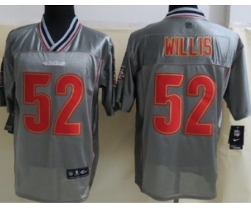 Nike San Francisco 49ers #52 Patrick Willis 2013 Gray Vapor Elite Jersey