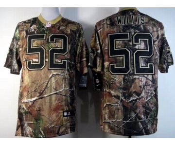 Nike San Francisco 49ers #52 Patrick Willis Realtree Camo Elite Jersey