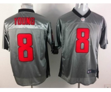 Nike San Francisco 49ers #8 Steve Young Gray Shadow Elite Jersey