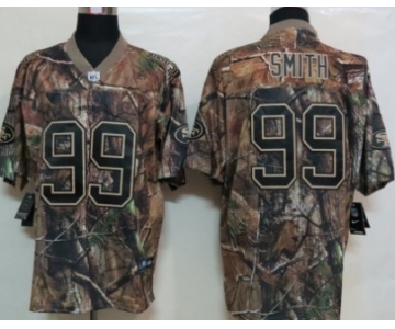 Nike San Francisco 49ers #99 Aldon Smith Realtree Camo Elite Jersey