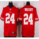 San Francisco 49ers #24 Shareece Wright Nike Red Elite Jersey