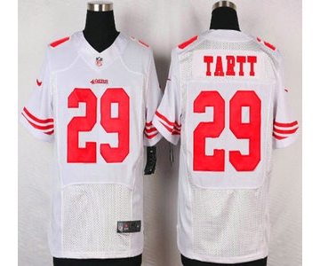 San Francisco 49ers #29 Jaquiski Tartt Nike White Elite Jersey