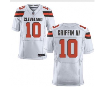 Men's Cleveland Browns #10 Robert Griffin III 2015 Nike White Elite Jersey