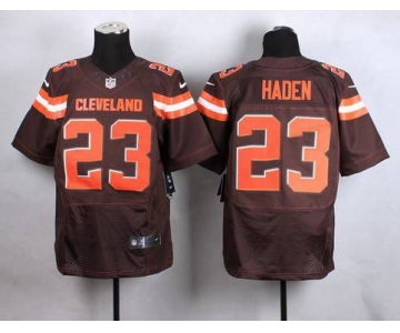 Nike Cleveland Browns #23 Joe Haden 2015 Brown Elite Jersey