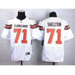 Nike Cleveland Browns #71 Danny Shelton 2015  White Elite Jersey
