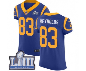 #83 Elite Josh Reynolds Royal Blue Nike NFL Alternate Men's Jersey Los Angeles Rams Vapor Untouchable Super Bowl LIII Bound