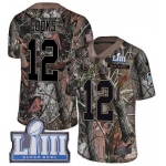 #12 Limited Brandin Cooks Camo Nike NFL Youth Jersey Los Angeles Rams Rush Realtree Super Bowl LIII Bound