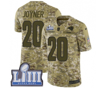 #20 Limited Lamarcus Joyner Camo Nike NFL Youth Jersey Los Angeles Rams 2018 Salute to Service Super Bowl LIII Bound