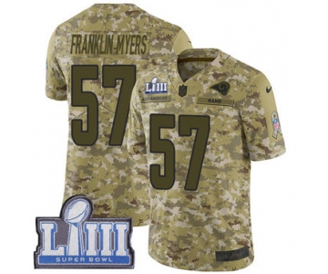Youth Los Angeles Rams #57 John Franklin-Myers Camo Nike NFL 2018 Salute to Service Super Bowl LIII Bound Limited Jersey