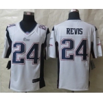 Nike New England Patriots #24 Darrelle Revis White Game Jersey